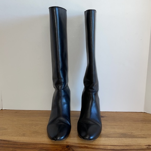 Loeffler Randall Black Matilde Tall Wedge Boots - Picture 7 of 15